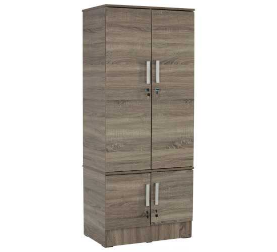 NAOMI 4 DOOR WARDROBE SONOMA DARK