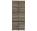 NAOMI 4 DOOR WARDROBE SONOMA DARK