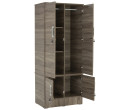 NAOMI 4 DOOR WARDROBE SONOMA DARK