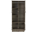 NAOMI 4 DOOR WARDROBE SONOMA DARK