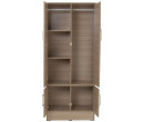 NAOMI 4 DOOR WARDROBE EBONNESE