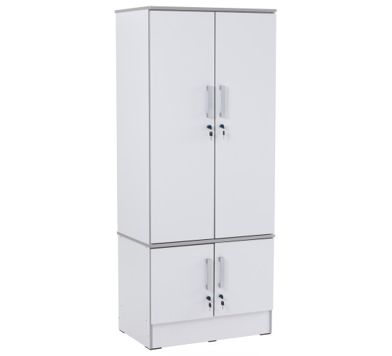 NAOMI 4 DOOR WARDROBE WHITE