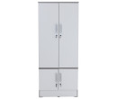 NAOMI 4 DOOR WARDROBE WHITE