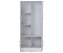 NAOMI 4 DOOR WARDROBE WHITE