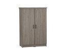 DUBLIN 2 DOOR LOW WARDROBE SONOMA LIGHT