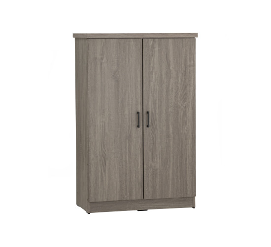 DUBLIN 2 DOOR LOW WARDROBE SONOMA LIGHT