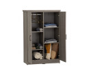 DUBLIN 2 DOOR LOW WARDROBE SONOMA LIGHT