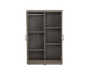 DUBLIN 2 DOOR LOW WARDROBE SONOMA LIGHT