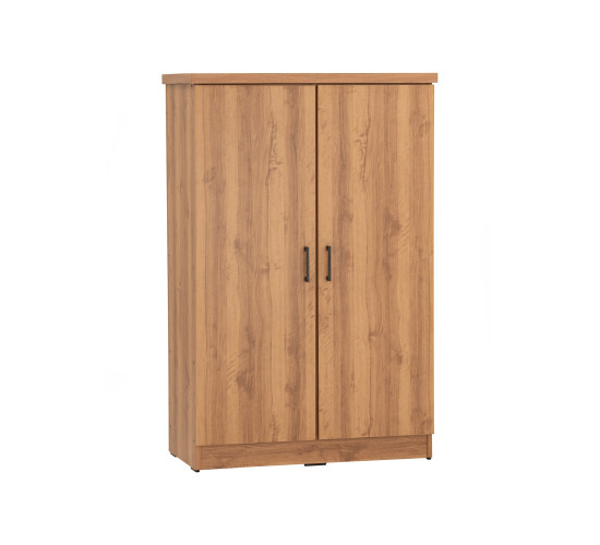 DUBLIN 2 DOOR LOW WARDROBE NATURAL OAK