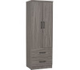 DUBLIN 2 DOOR WARDROBE SONOMA LIGHT