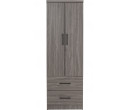 DUBLIN 2 DOOR WARDROBE SONOMA LIGHT