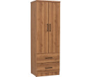 DUBLIN 2 DOOR WARDROBE NATURAL OAK
