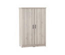 DUBLIN 2 DOOR LOW WARDROBE LIGHT OAK