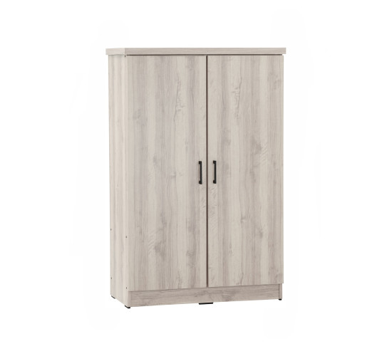 DUBLIN 2 DOOR LOW WARDROBE LIGHT OAK