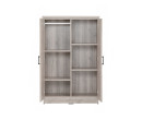 DUBLIN 2 DOOR LOW WARDROBE LIGHT OAK