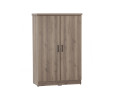 DUBLIN 2 DOOR LOW WARDROBE DARK OAK