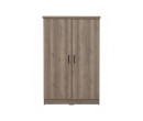 DUBLIN 2 DOOR LOW WARDROBE DARK OAK