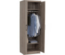 DUBLIN 2 DOOR WARDROBE DARK OAK