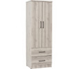DUBLIN 2 DOOR WARDROBE LIGHT OAK