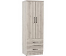 DUBLIN 2 DOOR WARDROBE LIGHT OAK