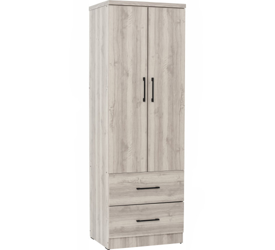 DUBLIN 2 DOOR WARDROBE LIGHT OAK
