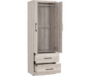 DUBLIN 2 DOOR WARDROBE LIGHT OAK
