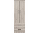 DUBLIN 2 DOOR WARDROBE LIGHT OAK