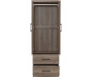 DUBLIN 2 DOOR WARDROBE DARK OAK
