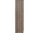 DUBLIN 2 DOOR WARDROBE DARK OAK