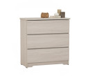 DUBLIN 3 DRAWER DRESSER LIGHT OAK