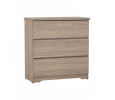DUBLIN 3 DRAWER DRESSER DARK OAK