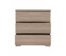 DUBLIN 3 DRAWER DRESSER DARK OAK