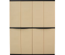 OPTIMUS LARGE WARDROBE BEIGE/BLACK