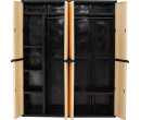 OPTIMUS LARGE WARDROBE BEIGE/BLACK