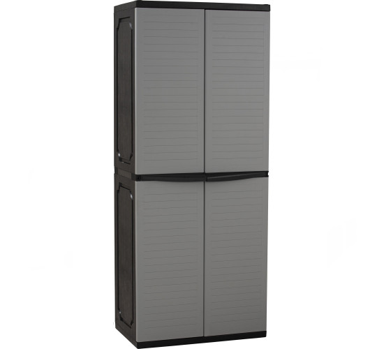 OPTIMUS LARGE WARDROBE GREY/BLACK