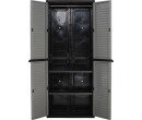 OPTIMUS LARGE WARDROBE GREY/BLACK