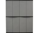 OPTIMUS LARGE WARDROBE GREY/BLACK