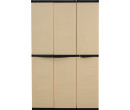 OPTIMUS LARGE STORAGE CABINET BEIGE/BLACK