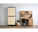 OPTIMUS LARGE STORAGE CABINET BEIGE/BLACK