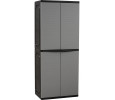 OPTIMUS LARGE STORAGE CABINET GREY/BLACK