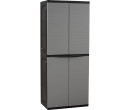 OPTIMUS LARGE STORAGE CABINET GREY/BLACK