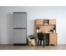 OPTIMUS LARGE STORAGE CABINET GREY/BLACK