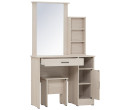 *DUBLIN DRESSING TABLE WITH STOOL LIGTH OAK