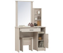 *DUBLIN DRESSING TABLE WITH STOOL LIGTH OAK