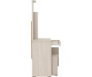 *DUBLIN DRESSING TABLE WITH STOOL LIGTH OAK
