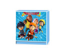 WONDERLAND 3 DOOR CARTOON CABINET BLUE