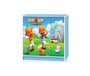 WONDERLAND 3 DOOR CARTOON CABINET BLUE