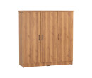 DUBLIN 3 DOOR LOW WARDROBE NATURAL OAK