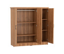 DUBLIN 3 DOOR LOW WARDROBE NATURAL OAK