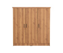 DUBLIN 3 DOOR LOW WARDROBE NATURAL OAK